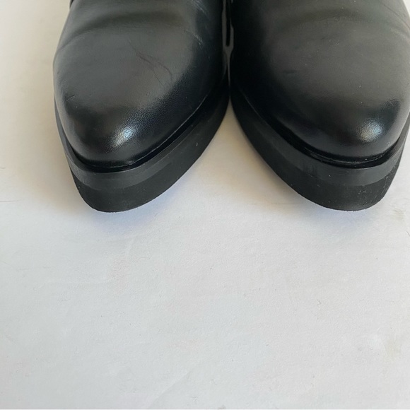 COS Point Toe lace up Oxfords with metal heel insert 7 - Picture 5 of 14